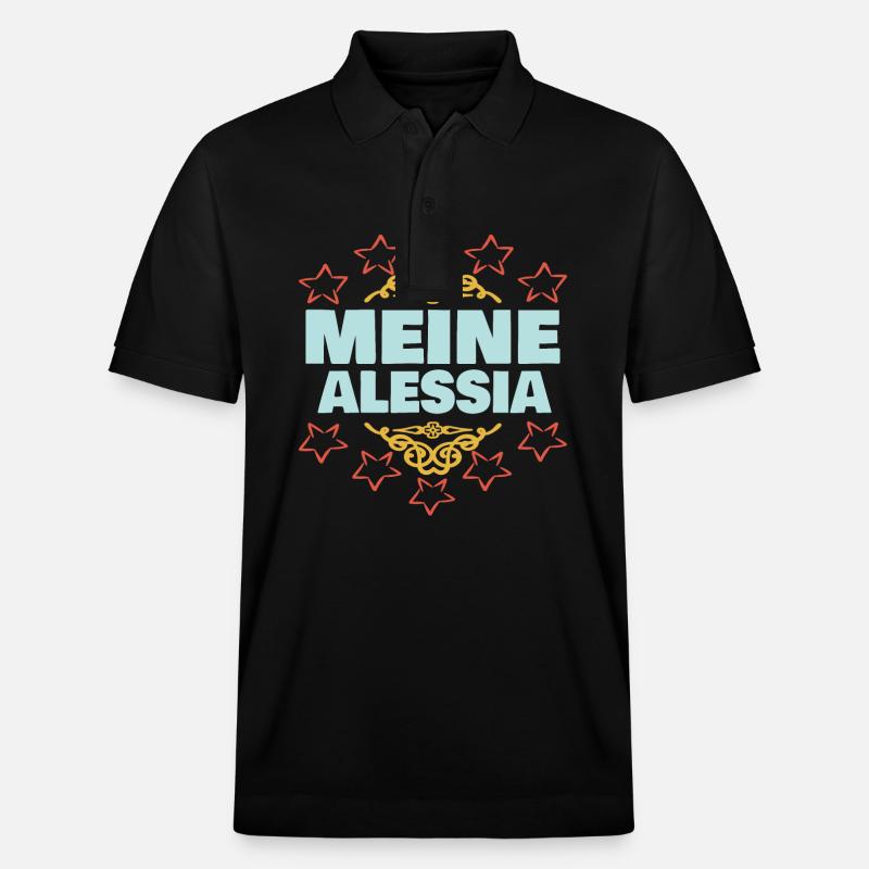 Mädchen Alessia - Stanley/Stella Unisex Bio-Poloshirt PREPSTER - Schwarz