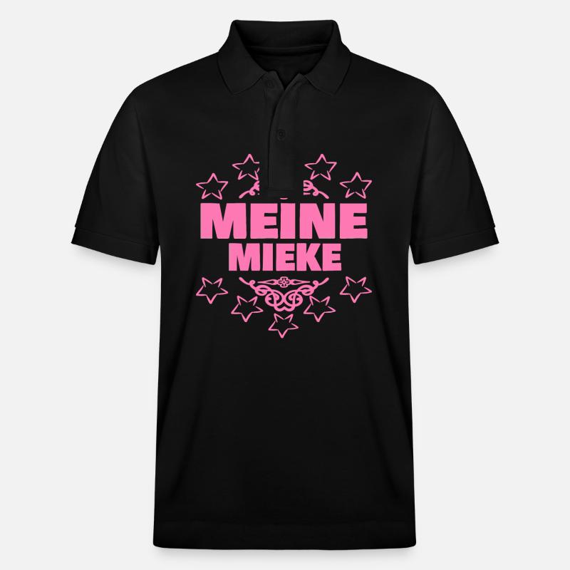 Mieke - Polo PREPSTER bio Stanley/Stella Unisexe - noir