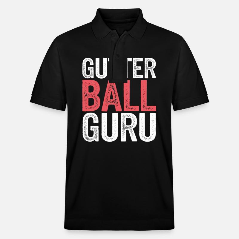 Gutter Ball Guru 9 - Stanley/Stella Unisex Bio-Poloshirt PREPSTER - Schwarz