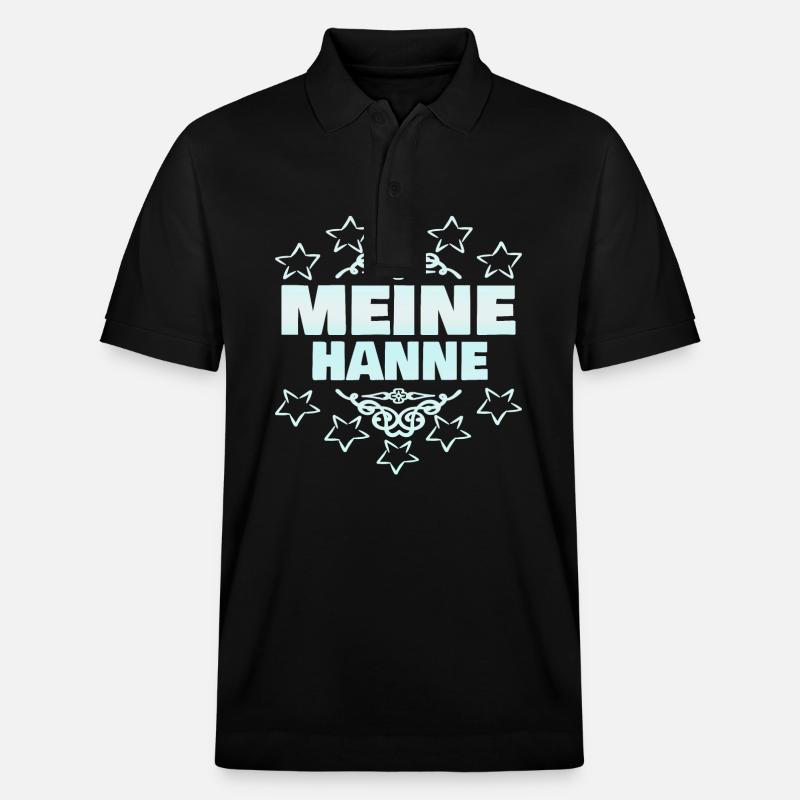 Hanne als Mädchen - Stanley/Stella Unisex Bio-Poloshirt PREPSTER - Schwarz