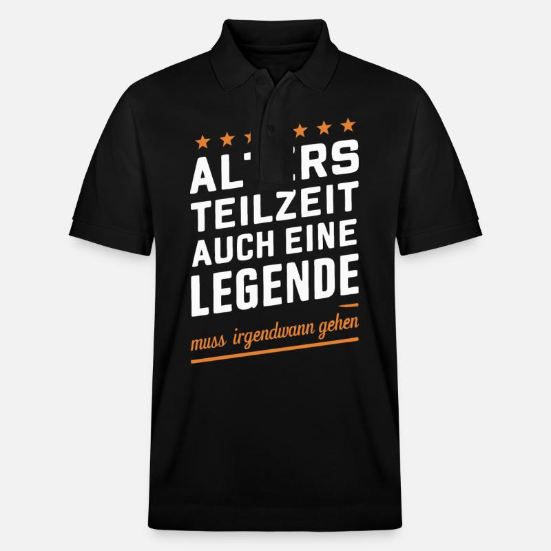 Altersteilzeit ATZ - Stanley/Stella Unisex Bio-Poloshirt PREPSTER - Schwarz