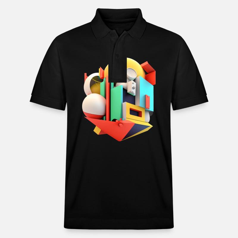 ..3D - Polo PREPSTER bio Stanley/Stella Unisexe - noir