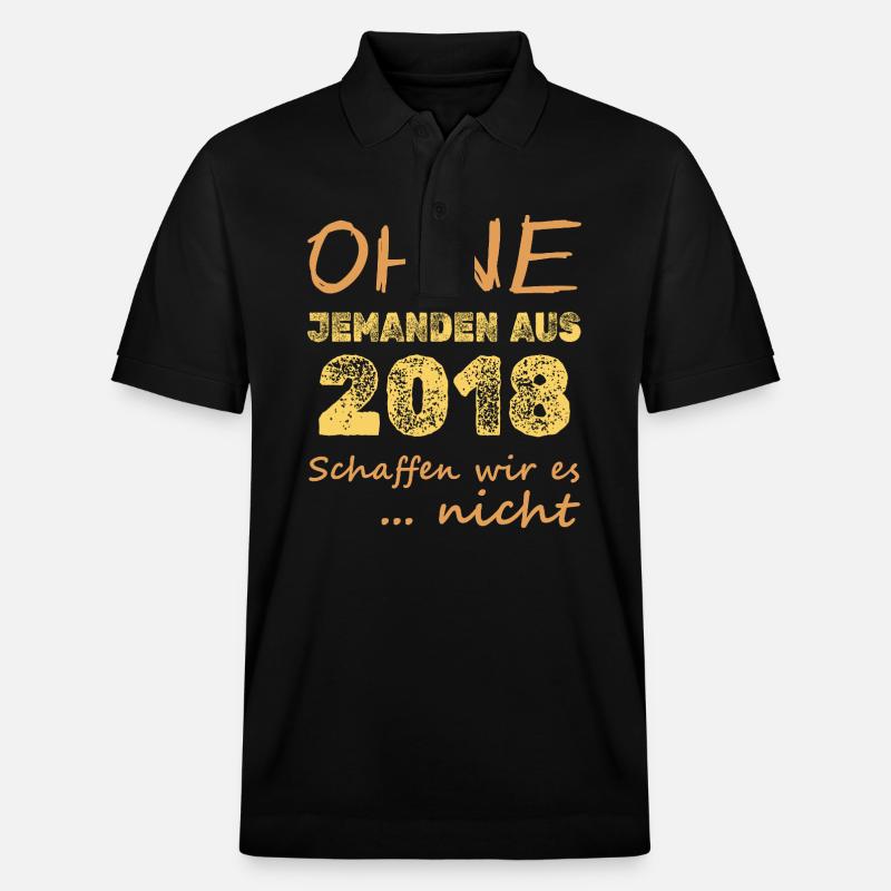 2018 - Stanley/Stella Unisex Bio-Poloshirt PREPSTER - Schwarz