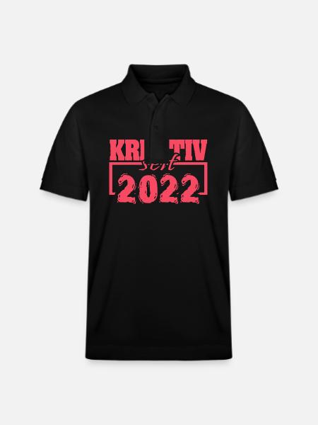 Retro 2022 - Stanley/Stella Unisex Organic Polo Shirt PREPSTER - black