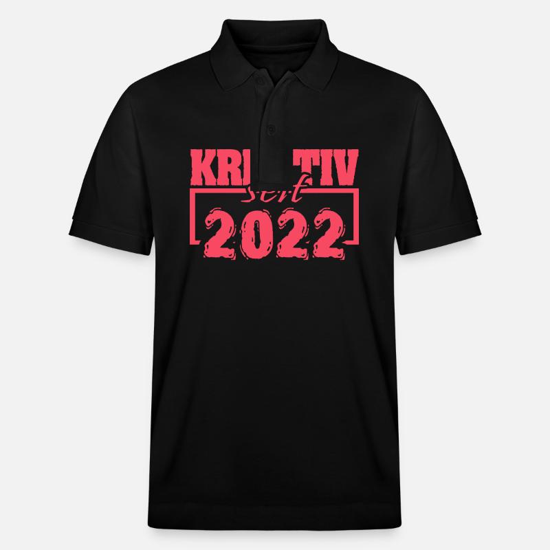 Retro 2022 - Stanley/Stella Unisex Bio-Poloshirt PREPSTER - Schwarz