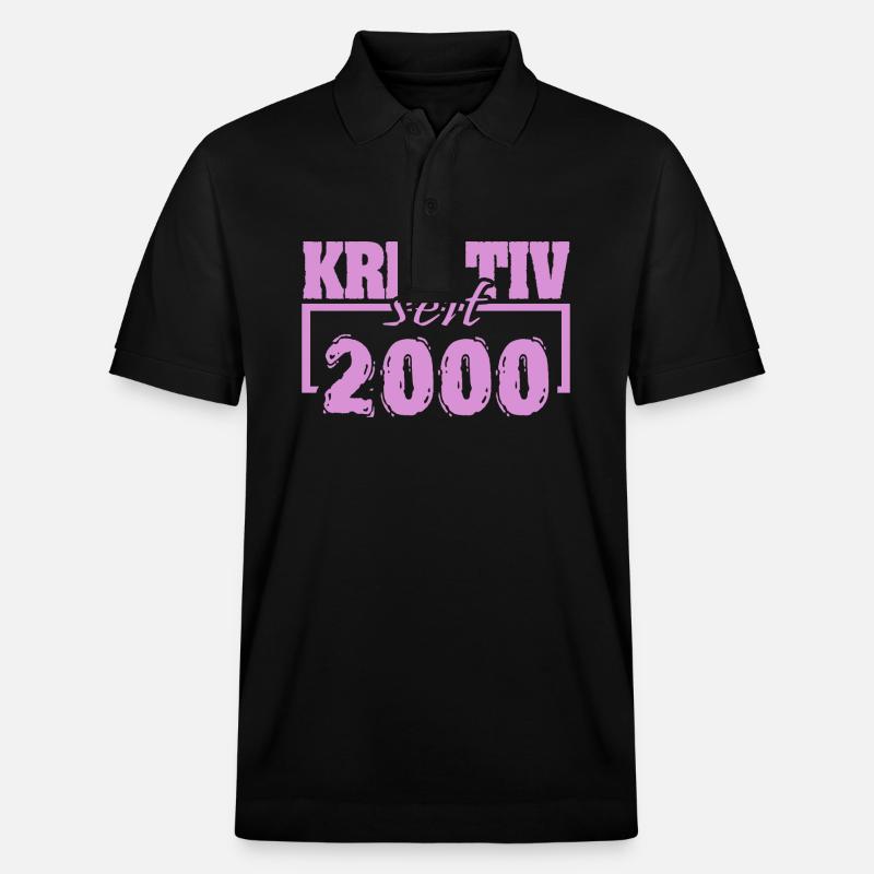 2000 2000 - Stanley/Stella Unisex Bio-Poloshirt PREPSTER - Schwarz