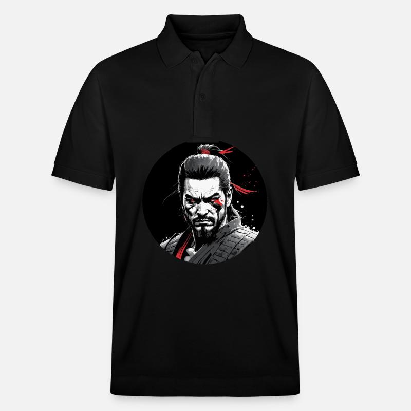 Samouraï féroce - Polo PREPSTER bio Stanley/Stella Unisexe - noir