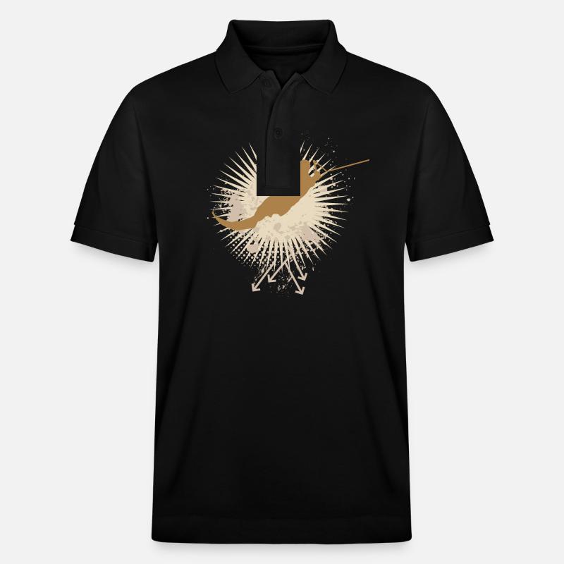 Vector background de - Stanley/Stella Unisex Bio-Poloshirt PREPSTER - Schwarz