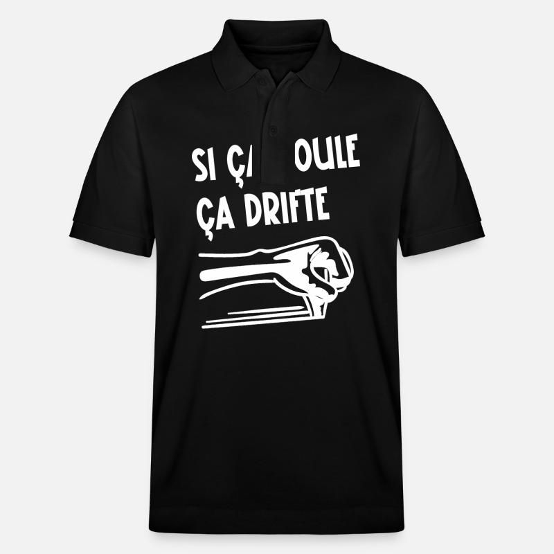 si ça roule ça drifte - Polo PREPSTER bio Stanley/Stella Unisexe - noir
