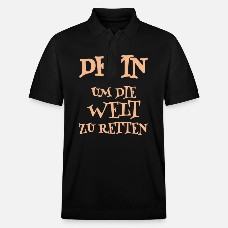 Aide Devin - Polo PREPSTER bio Stanley/Stella Unisexe - noir