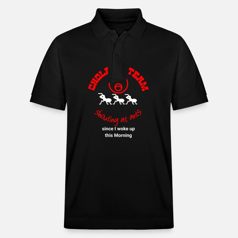 Choleric Team - Stanley/Stella Unisex Bio-Poloshirt PREPSTER - Schwarz