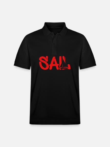 sail rot - Stanley/Stella Unisex Bio-Poloshirt PREPSTER - Schwarz