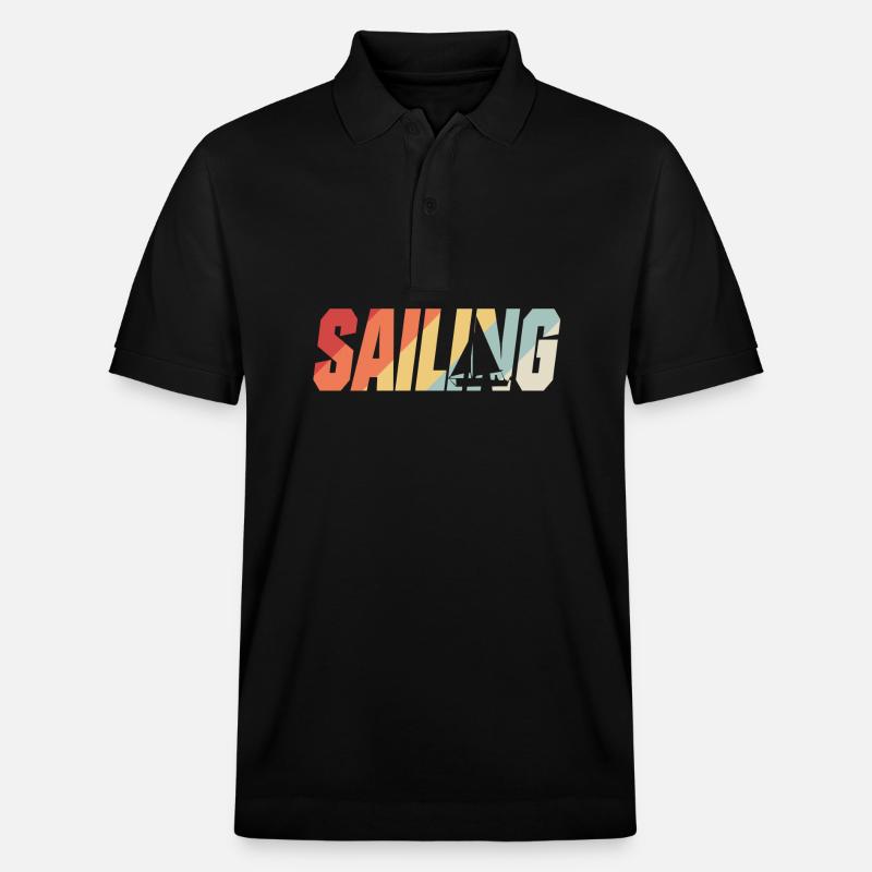 Sailing - Stanley/Stella Unisex Bio-Poloshirt PREPSTER - Schwarz