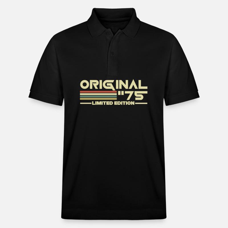 1975 - Stanley/Stella Unisex Bio-Poloshirt PREPSTER - Schwarz
