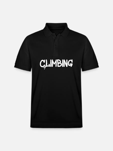 Climbing - Stanley/Stella Unisex Bio-Poloshirt PREPSTER - Schwarz