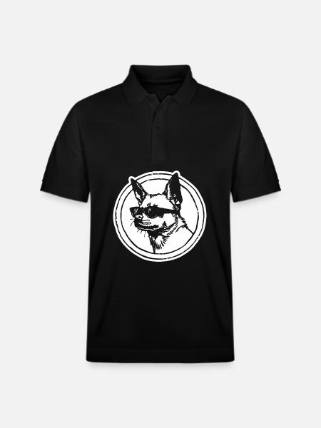 Chihuahua - Stanley/Stella Unisex Organic Polo Shirt PREPSTER - black