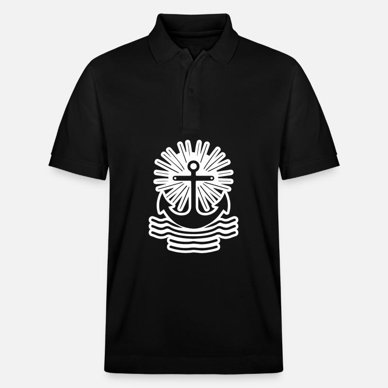 Anker - Stanley/Stella Unisex Bio-Poloshirt PREPSTER - Schwarz