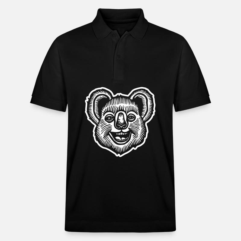 Koala - Stanley/Stella Unisex Bio-Poloshirt PREPSTER - Schwarz