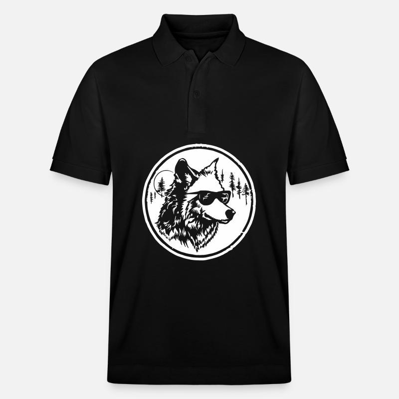 Loup - Polo PREPSTER bio Stanley/Stella Unisexe - noir