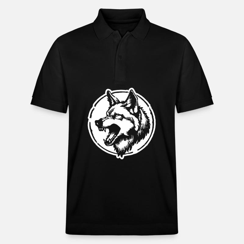 Wolf - Stanley/Stella Unisex Bio-Poloshirt PREPSTER - Schwarz