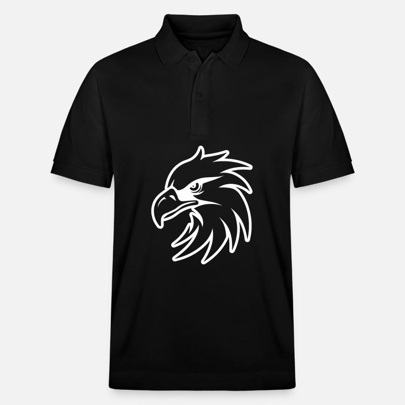 Aigle Tête d’aigle - Polo PREPSTER bio Stanley/Stella Unisexe - noir