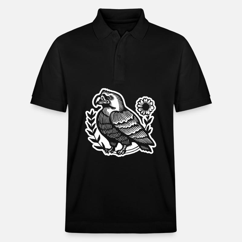 Aigle Tête d’aigle - Polo PREPSTER bio Stanley/Stella Unisexe - noir