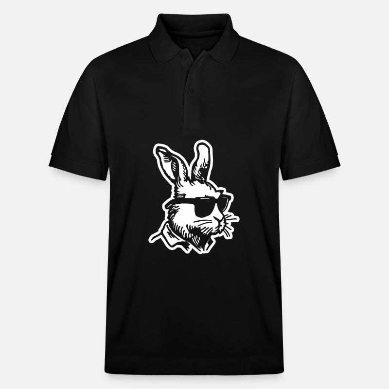 Lapin Lapin - Polo PREPSTER bio Stanley/Stella Unisexe - noir
