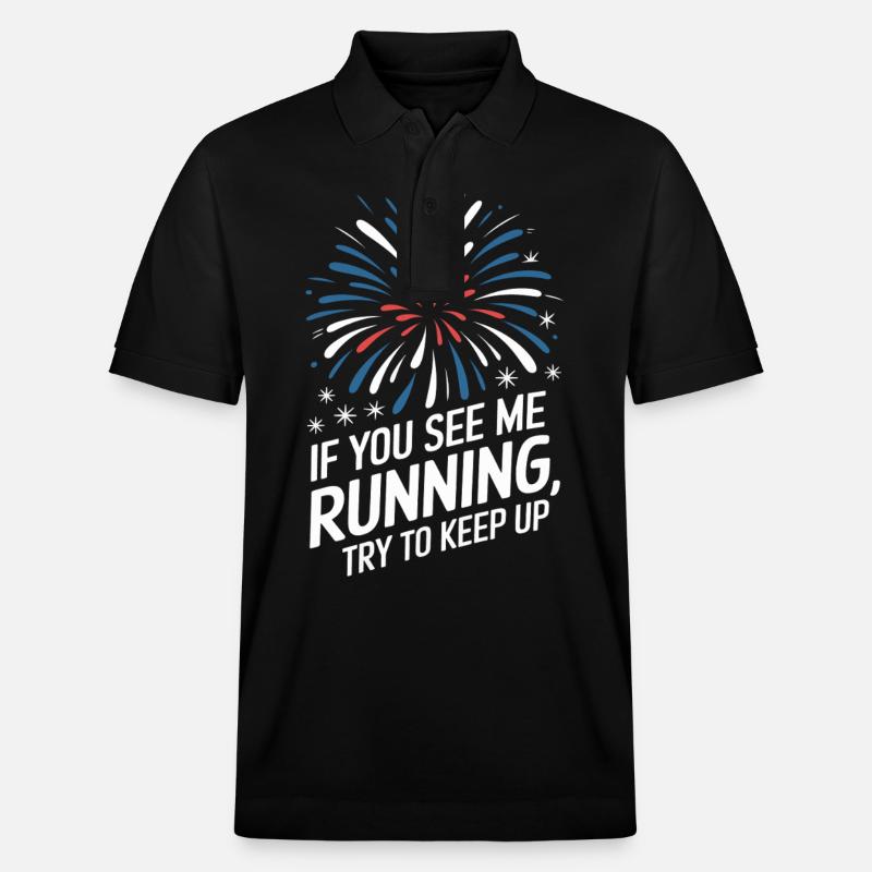 Pyrotechniker Feuerwerk Pyrotechnik - Stanley/Stella Unisex Bio-Poloshirt PREPSTER - Schwarz