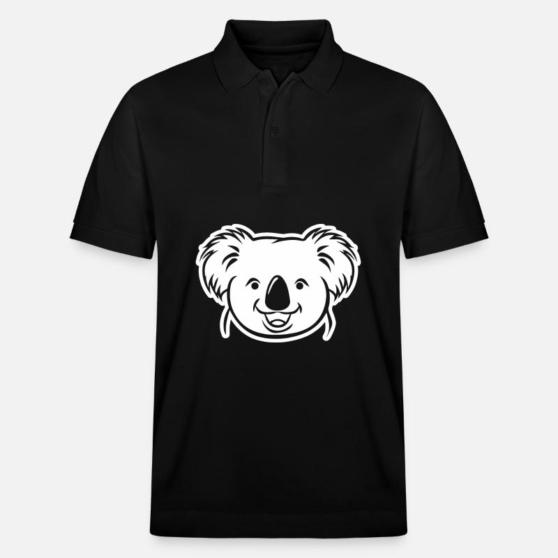 Koala - Stanley/Stella Unisex Bio-Poloshirt PREPSTER - Schwarz