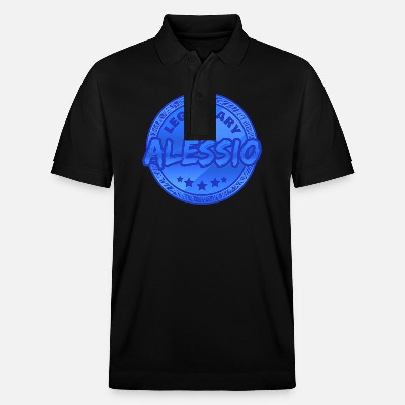 Cadeau pour Alessio - Polo PREPSTER bio Stanley/Stella Unisexe - noir