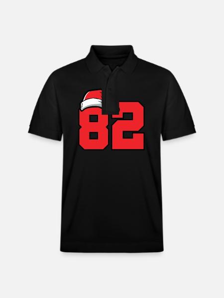 82 Number Christmas - Stanley/Stella Unisex Organic Polo Shirt PREPSTER - black