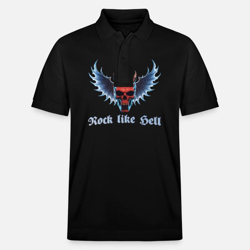 Wing Devil 2024 02 - Polo PREPSTER bio Stanley/Stella Unisexe - noir
