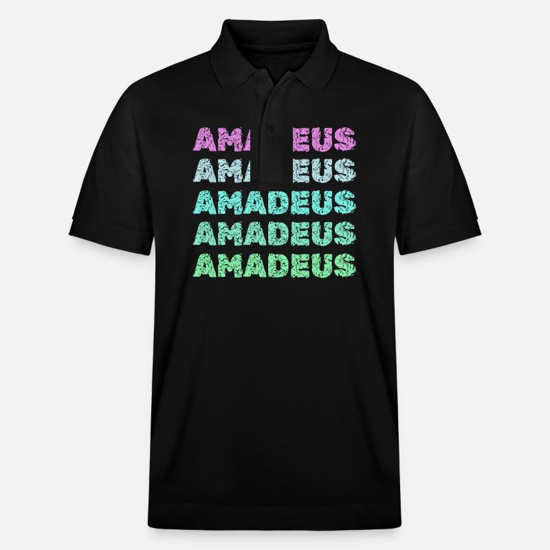 Amadeus en tant qu’Amadeus - Polo PREPSTER bio Stanley/Stella Unisexe - noir