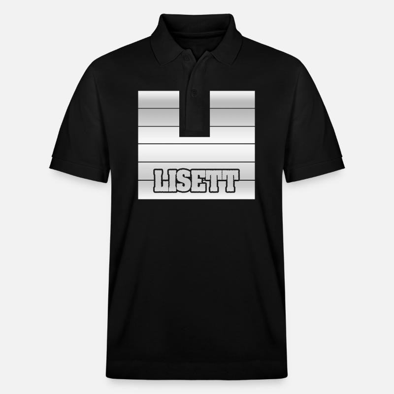 Tochter Lisett - Stanley/Stella Unisex Bio-Poloshirt PREPSTER - Schwarz
