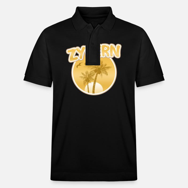 Vacances Chypre - Polo PREPSTER bio Stanley/Stella Unisexe - noir