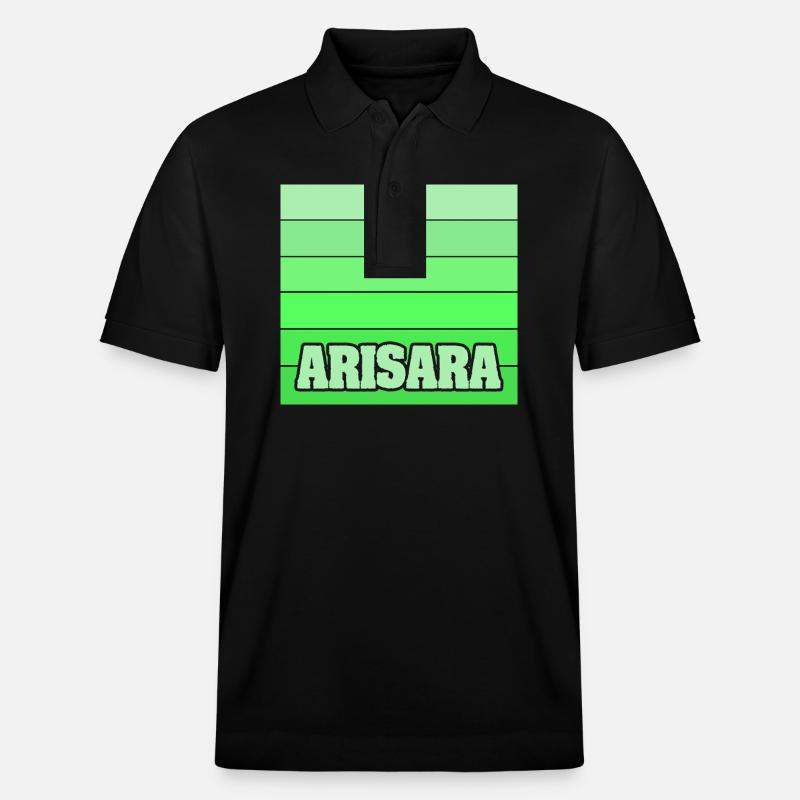 Arisara - Polo PREPSTER bio Stanley/Stella Unisexe - noir