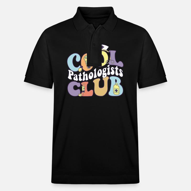 Cool Pathologists Club Pathology Practitioner - Stanley/Stella Unisex Bio-Poloshirt PREPSTER - Schwarz