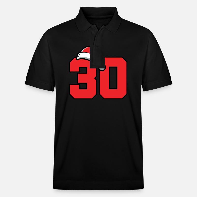 30 Numéro Noël - Polo PREPSTER bio Stanley/Stella Unisexe - noir