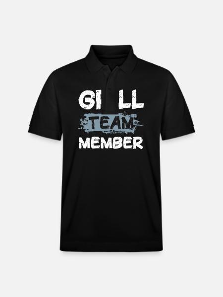 Grill Team - Stanley/Stella Unisex Organic Polo Shirt PREPSTER - black