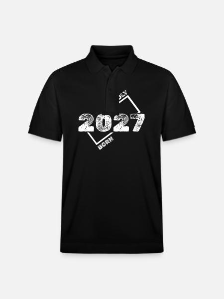 2027 - Stanley/Stella Unisex Organic Polo Shirt PREPSTER - black