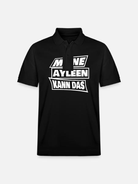 Ayleen als Ayleen - Stanley/Stella Unisex Bio-Poloshirt PREPSTER - Schwarz