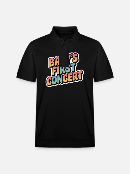 Baby's First Concert 18 - Stanley/Stella Unisex Bio-Poloshirt PREPSTER - Schwarz