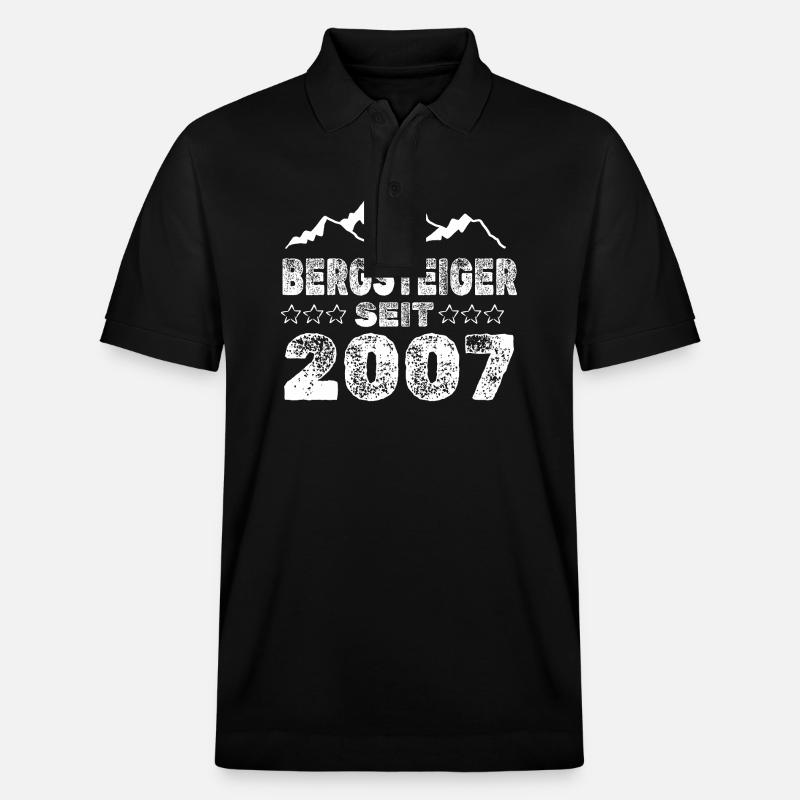 Bergsteiger 2007 - Stanley/Stella Unisex Bio-Poloshirt PREPSTER - Schwarz