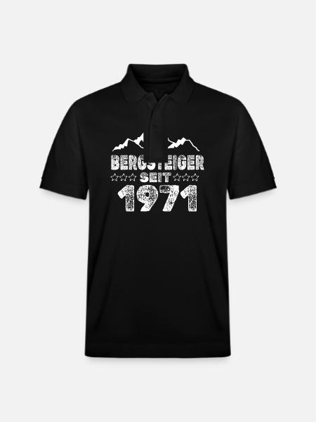 Né en 1971 - Polo PREPSTER bio Stanley/Stella Unisexe - noir