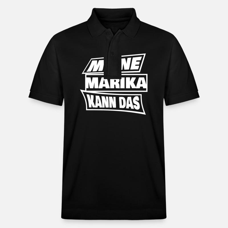 Marika - Stanley/Stella Unisex Bio-Poloshirt PREPSTER - Schwarz