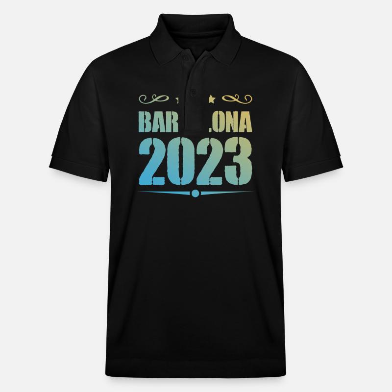 Barcelone 2023 - Polo PREPSTER bio Stanley/Stella Unisexe - noir