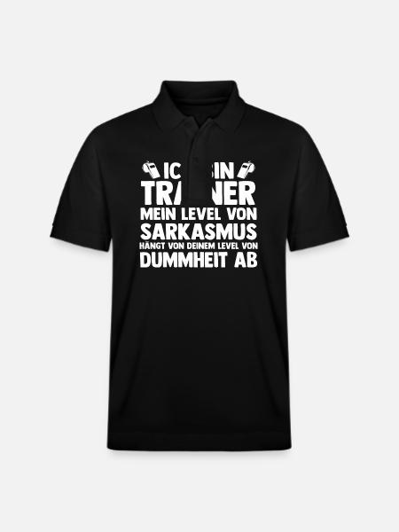 Sportmannschaft Trainer - Stanley/Stella Unisex Bio-Poloshirt PREPSTER - Schwarz