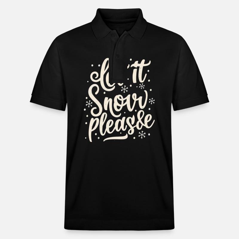 Qu’il neige - Polo PREPSTER bio Stanley/Stella Unisexe - noir
