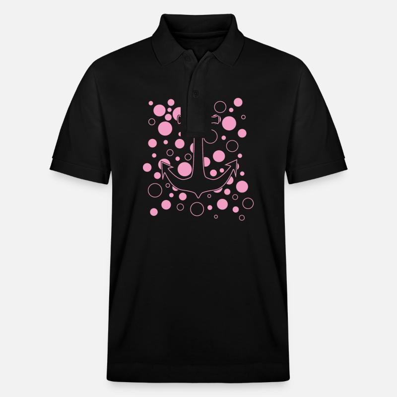 Anker - Stanley/Stella Unisex Bio-Poloshirt PREPSTER - Schwarz
