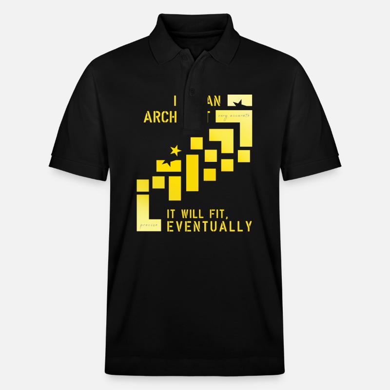 Achitect - Stanley/Stella Unisex Bio-Poloshirt PREPSTER - Schwarz